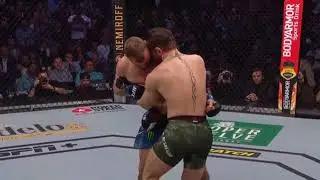 The shoulder blows that broke Cerrones nose #UFC246