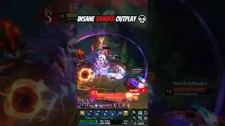 INSANE Samira Outplay 🤯 | Unstoppable Clean Mechanics | #shorts  #leagueoflegends #samira #adc