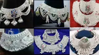 Latest & stylish silver bridal payal collection/New silver bridal anklets designs