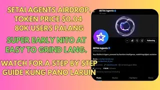 SENTIENT AI AIRDROP | EARLY STAGE | TOKEN VALUE $0.04 | JOIN NOW PARA PUMALDO.