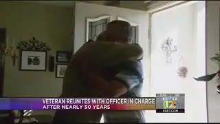 Veteran reunited with officer in charge after 50 years