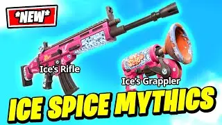 *NEW* Ice Spice's Rifle & Ice Spice's Grappler MYTHIC GAMEPLAY - Fortnite Remix
