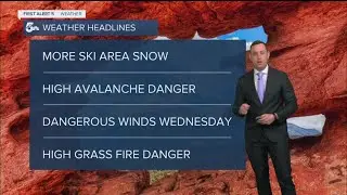 Warm Tuesday ahead of a high wind event
