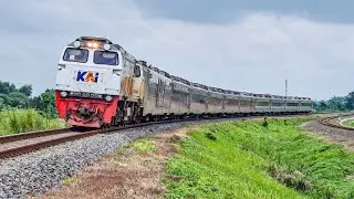 JALUR KERETA LUMPUH IMBAS BANJIR PEKALONGAN!! KERETA API JALUR UTARA MEMUTAR VIA JALUR SELATAN