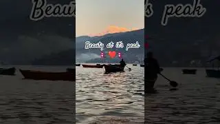 Beauty at it's Peak #travel #pokhara #nepal #nepaltravel #lakeside #nature 🇳🇵🇳🇵