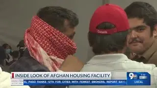 First look inside Fort Bliss' Afghan Refugee camp