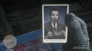Artists Writers & Poets Cigarette Card 3 - W. G. Hoyt - Map Location - RDR2