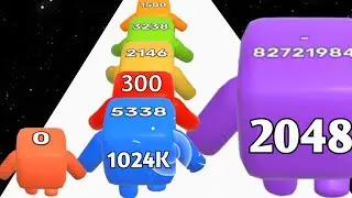 Level Up Numbers vs Long Neck Run - Level Up Number (All ASMR Games, New Update)