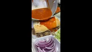 Torta Ahogada (Drowned Sandwich) 🇲🇽😍🥪🌶🔥 Toasted Sourdough Bread stuffed