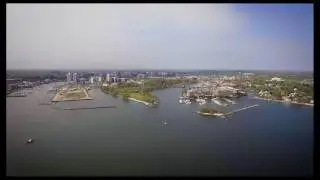 Aerial View Of Stamford Harbor