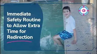 Swimming and Autism: Immediate safety routine to allow extra time to redirect if necessary #shorts