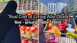 “Abu Dhabi Itna Mehenga?! Real Living Cost 2025 🇦🇪”| Rent, Grocery, Bills Full Breakdown” | uae 