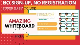 Amazing Online Whiteboard with Collaboration and its FREE!