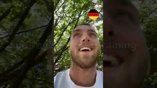 Learning German from ZERO to FLUENT...Day 40🇩🇪 #shorts #fluent #languagelearning