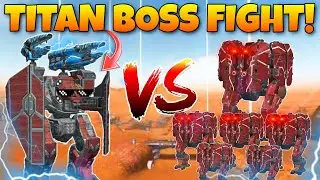 🔥 1vs6 ARTHUR VS SHELLS ARMY TITAN BOSS FIGHT! SKIRMISH CONCEPT || WAR ROBOTS ||