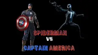 Spiderman vs captain America&rsquo;s (stop motion)