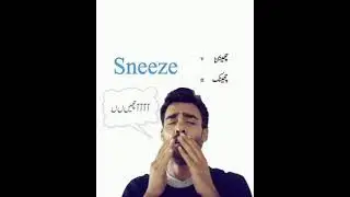 sneeze mean in Urdu#Learnex#from#B#