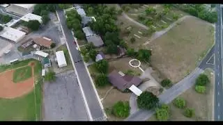 Aerial View of First UU & Cityscape