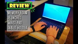 Ultimate Comfort and Convenience: Memory Foam Lap Desk with Wrist Rest and Media Slot - Review