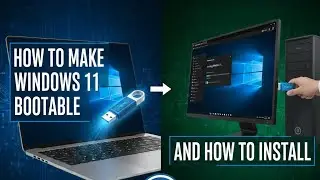 How to make windows 11 bootable pendrive and how to install 