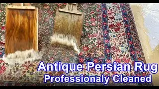 Mansion Size Antique Persian Rug Cleaning Process | Rug Master Dallas