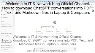 How to download & Install SaveGPT to save your ChatGPT conversations.