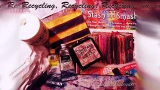 How To: RECYCLE Magazine Postcards & The Cindy Shepard's Book: Stash & Smash