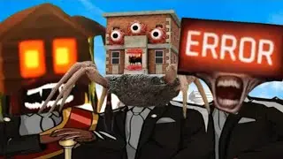 House Head Monster &  McQueen Livinf Building Error Head Monster - Coffin Dance Meme COVER