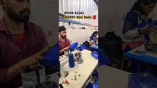 Bag manufacturers factory in delhi 🎒 !! School Bag factory in delhi!!#shorts #ytshorts #delhi