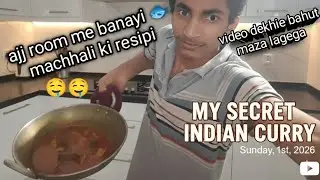 🥘 Room me banayi Masala Machhali! 🐟 | Easy Fish Curry Recipe @RAMVLOG31 