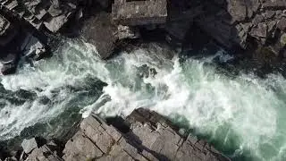 Close Up Video of Water Flowing in the River | by non copyright videos
