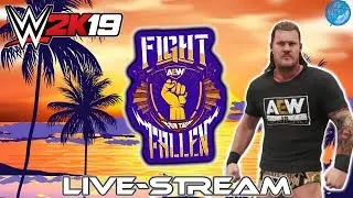 WWE 2k19 : AEW Fight For The Fallen PPV Universe Playthrough [Legend]