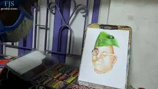 Netaji Subhash Chandra Bose Drawing ।। Netaji birthday Special Drawing ।। Art by Souradeep Roy