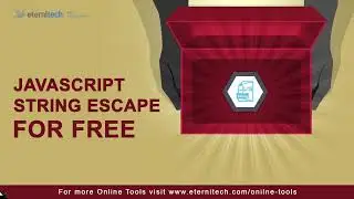 How to use Javascript String Escape Free Online Tool | Java Script String