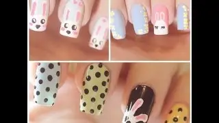 3 Cute Bunny Nail Art