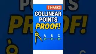 SSLC Maths | Collinear Points Proof Using Distance Formula | 3 Marks Question2025-26#sslc2026