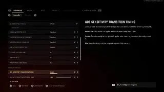 Vanguard settings
