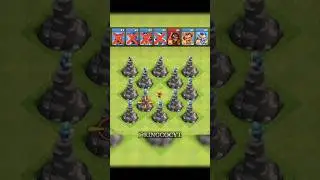 WHO CAN DEFEAT THESE WIZARD TOWERS 🤯💥? #shorts #clashofclans #coc