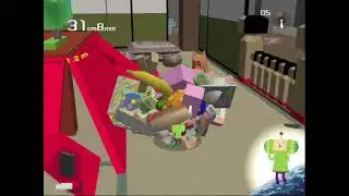 Katamari Damacy Demo 1 Unused Stage (SEIZURE/EPILEPSY WARNING))