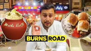 Karachi Burns Road Bun kabab Delhi ke mashoor dahi baray Matka Kulfi Delhi Rabri House @foodienoor