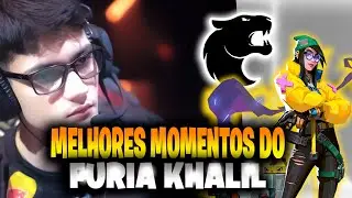COMPILADO de MELHORES JOGADAS e CLUTCH do FURIA KHALIL no VCT AMERICAS