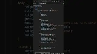Project 19: "Digital Clock Using  HTML & CSS" #howtocreateawebsiteusinghtmlandcss  #coding  #html5