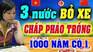 SIÊU ĐẲNG ván cờ 3 Nước PHẾ XE Chấp PHÁO TRỐNG của Ngô Lan Hương | Cờ tướng Việt