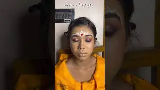 Easy Bridal Kolka Design For Bengali Bride/ How To Make Chandan Art #shorts #shortsfeed #makeup #art