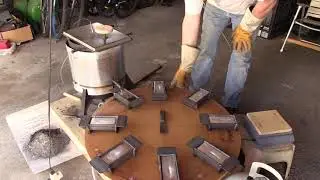 Lead Pot 4 - Alloying and Ingot Casting