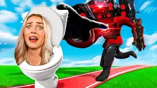 BEATING Titan Speakerman in Skibidi Race Simulator for the FIRST TIME!