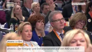 CDU Parteitag Schlusswort von Angela Merkel am 07 12 2016