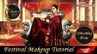 Traditional Festival Makeup Tutorial | Glamz Makeup Suprajaa