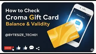 💳🔥 CROMA GIFT CARD Balance & Validity Check KA ASLI TAREEKA!💰 #CromaCard #GiftCardTips #BalanceCheck