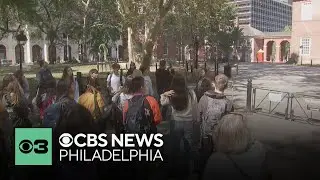 Tourists in Philadelphia frustrated as government shutdown closes national parks